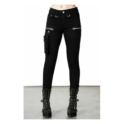 kalhoty dámské KILLSTAR - Dominance Skinny Jeans - Black