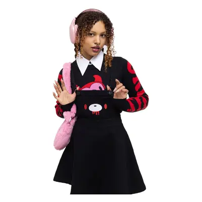 šaty dámské KILLSTAR x GLOOMY the Naughty Grizzly - Naughty Grizzly Pinafore - Black