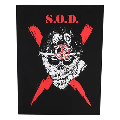 nášivka velká S.O.D. - STORMTROOPERS OF DEATH - SCRAWLED LIGHTNING - RAZAMATAZ