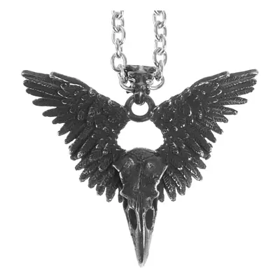 přívěšek Steel Skull Raven Crow