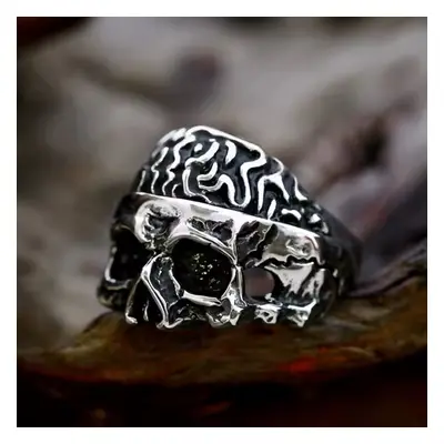 prsten Steel Skull Punk