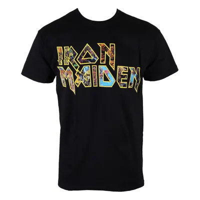 Tričko metal pánské Iron Maiden - Eddie Logo - ROCK OFF - IMTEE45MB