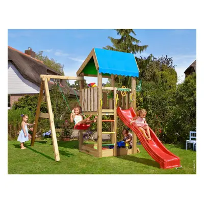 Hřiště Jungle Home se skluzavkou a modulem 1-Swing Frame 2.0