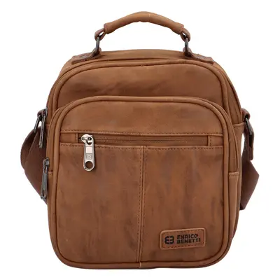 Pánská crossbody brašna camel - Enrico Benetti Douqen