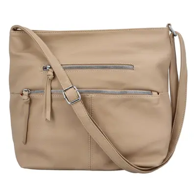 Dámská crossbody kabelka tmavě béžová - Herisson Emiana