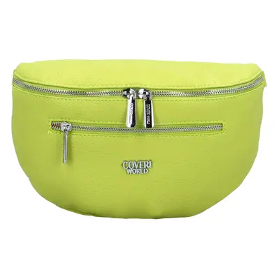 Dámská crossbody/ledvinka limetkově zelená - Coveri Kaito