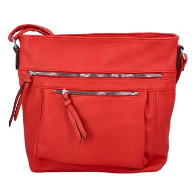 Dámská crossbody kabelka červená - Paolo bags Xanthe