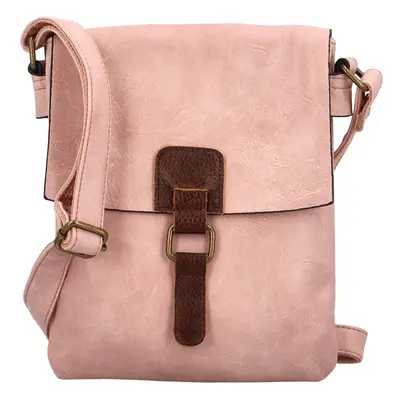 Dámská crossbody kabelka růžová - Paolo bags Oresta