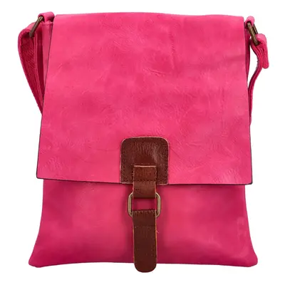 Dámská crossbody kabelka fuchsiová - Paolo bags Siwon