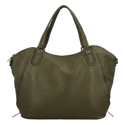 Dámská kabelka na rameno khaki - Paolo bags Wahidas