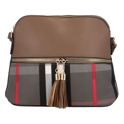 Dámská crossbody kabelka hnědá - MaxFly Alizza