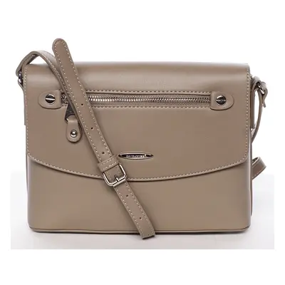 Menší módní crossbody kabelka khaki - David Jones Azalea