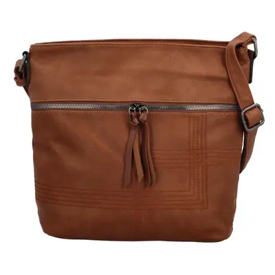 Dámská crossbody kabelka hnědá - Firenze Edina