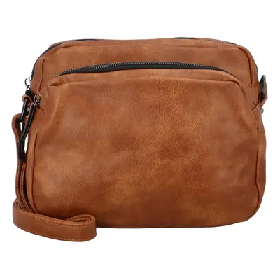 Dámská crossbody kabelka hnědá - Paolo bags Denerie