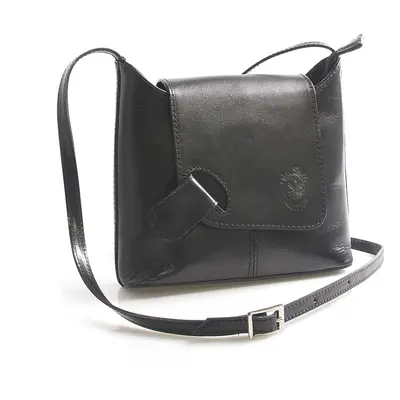 Černá kožená crossbody kabelka ItalY Misty