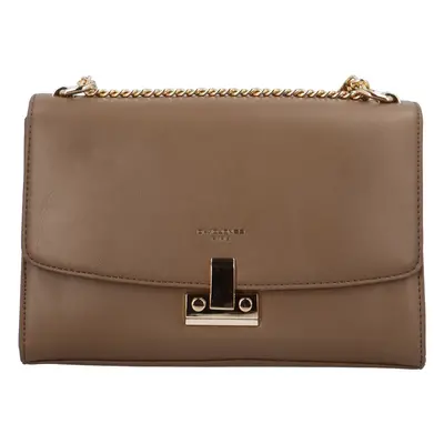 Dámská crossbody kabelka taupe - David Jones Paige