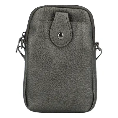 Dámská crossbody kabelka tmavě stříbrná - MaxFly Tiffara