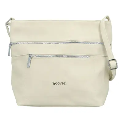 Dámská crossbody kabelka krémová - Coveri Aysana