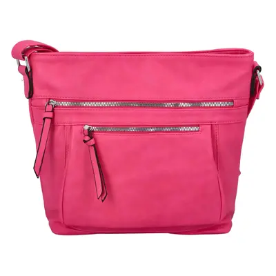 Dámská crossbody kabelka fuchsiová - Paolo bags Xanthe