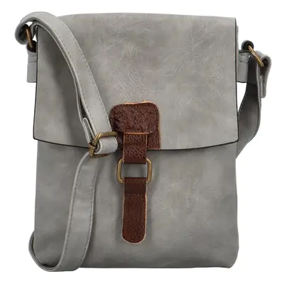 Dámská crossbody kabelka šedá - Paolo bags Oresta