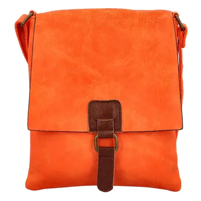 Dámská crossbody kabelka oranžová - Paolo bags Siwon