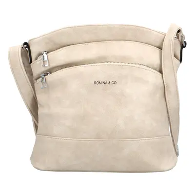 Dámská crossbody béžová - Romina & Co Bags Zigitta