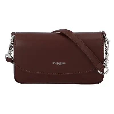 Dámská crossbody kabelka tmavě hnědá - David Jones Tallma