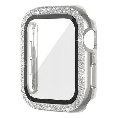 Pouzdro Worryfree Bling Bumper Case pro Apple Watch 41mm, stříbrná