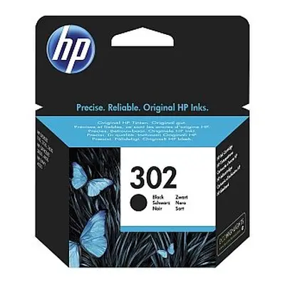 HP 302 originální inkoustová kazeta černá F6U66AE