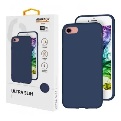 Silikonové pouzdro ALIGATOR Ultra Slim pro Apple iPhone 12 Pro Max, modrá