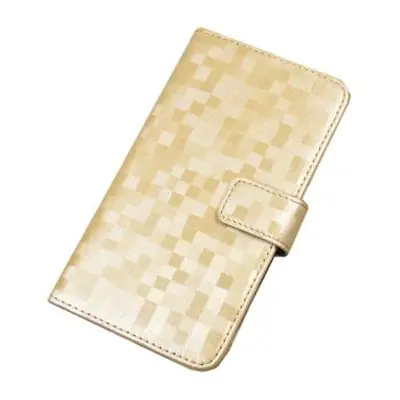 Pouzdro flip BOOK BRILLI velikost XL (5"-5,5") Aligator champagne