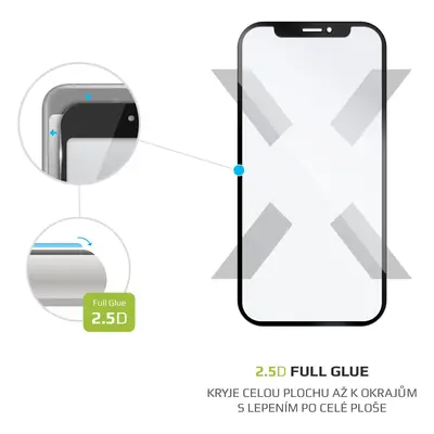 Tvrzené sklo FIXED Full-Cover pro Alcatel 1S (2021), černá