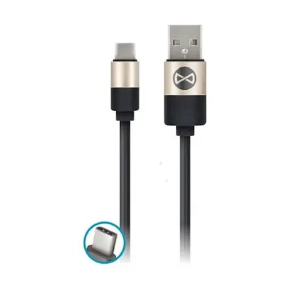 Datový kabel Forever USB-C 1m 2A modern černý