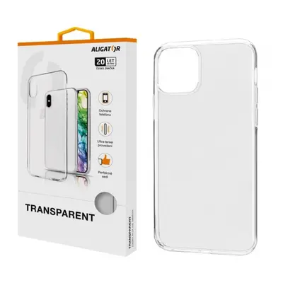 Silikonové pouzdro TRANSPARENT ALIGATOR pro Apple iPhone 11 Pro