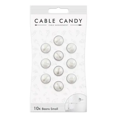 Kabelový organizér Cable Candy Small Beans, 10 ks, bílý