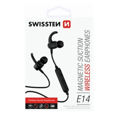 Sluchátka Bluetooth SWISSTEN ACTIVE black