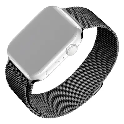 Síťovaný nerezový řemínek FIXED Mesh Strap na Apple Watch 38/40/41mm, černá