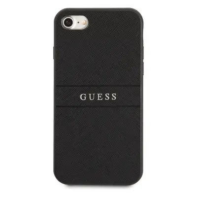 Zadní kryt Guess PU Leather Saffiano pro Apple iPhone 14 Plus, černá