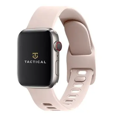 Silikonový řemínek Tactical 796 Clasic pro Apple Watch 1/2/3/4/5/6/7/SE 42/44/45mm, růžová