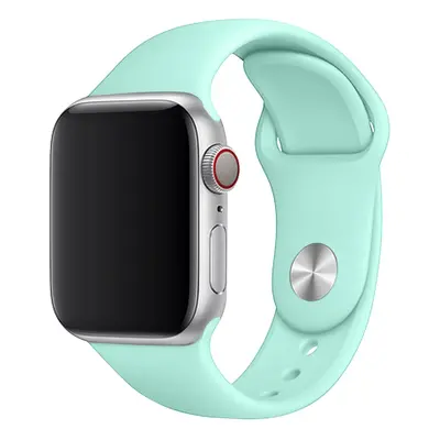 Set silikonových řemínků FIXED Silicone Strap pro Apple Watch 42/44/45 mm, sytě zelená