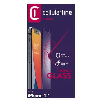 Tvrzené sklo Cellularline Second Glass Ultra Apple iPhone 12 mini