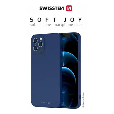 Zadní kryt Swissten Soft Joy pro Apple iPhone 13 Pro, modrá