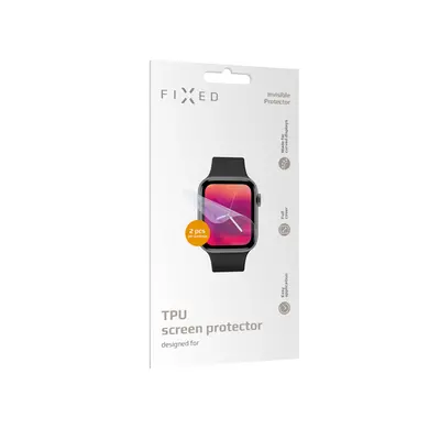 Silikonová folie FIXED Invisible Protector pro Xiaomi Mi Band 4 (2ks), čirá