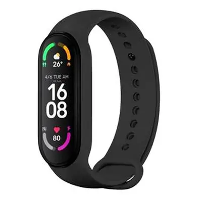 Silikonový řemínek FIXED Silicone Strap pro Xiaomi Band 7/ Mi Band 6/ Mi Band 5, černá