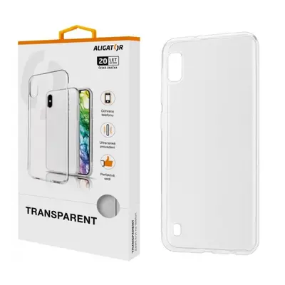 Silikonové pouzdro TRANSPARENT ALIGATOR pro Samsung Galaxy A10