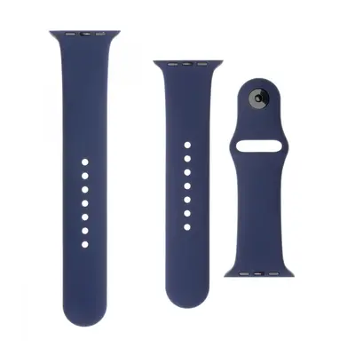 Set silikonových řemínků FIXED Silicone Strap pro Apple Watch 42 mm/44 mm, modrá