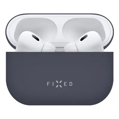 Ultratenké silikonové pouzdro FIXED Silky pro Apple AirPods Pro 2, modrá