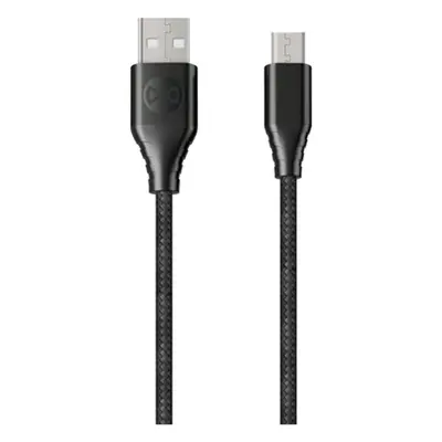 Datový kabel Forever Core micro USB 1,5m 3A textilní, černá