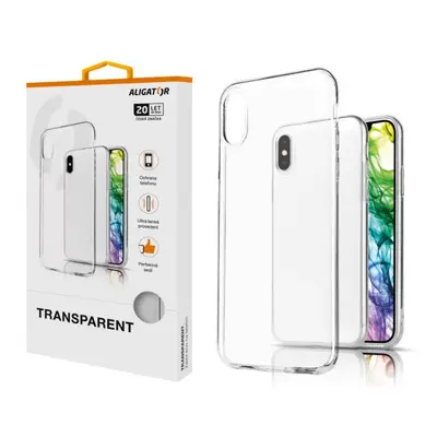 Silikonové pouzdro TRANSPARENT ALIGATOR pro Huawei P Smart 2019