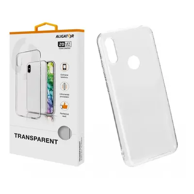 Silikonové pouzdro TRANSPARENT ALIGATOR pro Honor 8A